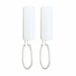Aiphone 2 Wire Audio Intercom Kit Handset-To-Handset, AT-406