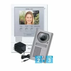 Aiphone Home Intercom Kit, Vandal Surface Mounted Door Station, JFS-2ADEDV