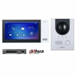 Dahua IP Intercom Kit 7 Inch Touch Screen White, KIT-DHI-7INWHT2202F-P