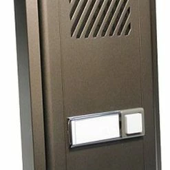 Aiphone Door Station Deluxe Bronze Coloured Aluminium, LE Series LE-DL