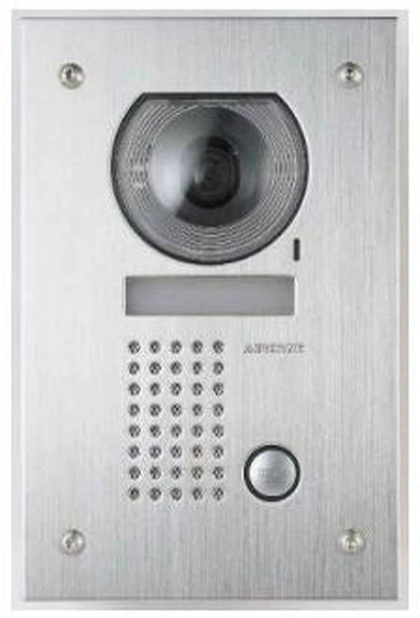 Aiphone Home Intercom Kit, Stainless Steel Flush Mounted Door Station, JF Series JFS-2AEDF - Image 2