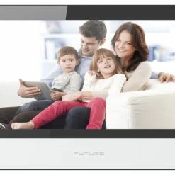 FUTURO IP 7" LCD Touch-Screen IP Room Monitor With Wi-Fi, PoE, FIP-M-8WiFi-Black