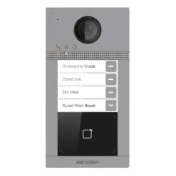 Hikvision IP Villa Door Station, 4 Button, DS-KV8413-WME1(B)