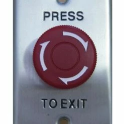 Smart Twist To Exit Red REX Button, WEL2201R