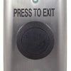 Smart Press To Exit Weather Proof IP67 Black Curved Plate, Smart8130B
