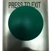Smart Press To Exit Weather Proof IP67 Green Flat Plate, Smart8135G