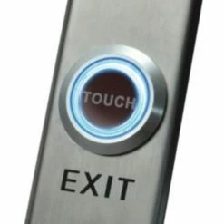 X2 Touch Exit Button, Stainless Steel - Small, SPDT, 12VDC, X2-EXIT-004