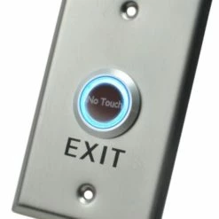 X2 Touchless Exit Button, Stainless Steel - Large, SPDT, 12VDC, X2-EXIT-006
